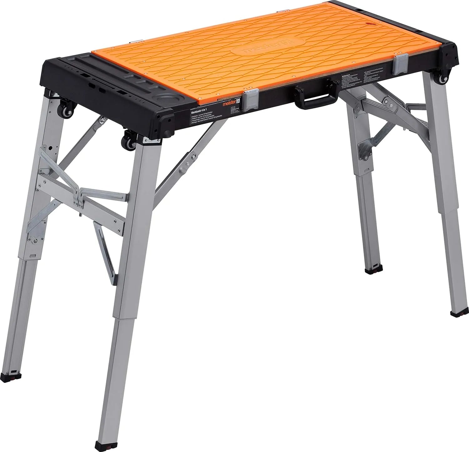 Werkbank und Werktisch: höhenverstellbar, wendbar, 85 cm