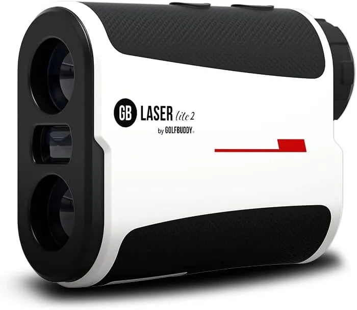 GolfBuddy GB Laser Lite Rangefinder with Slope On/Off Functionality – weiß