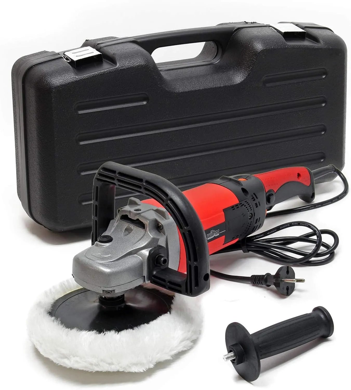 Poliermaschine und Elektropolierer – 1500W, 6 Stufen, für Fahrzeugpflege