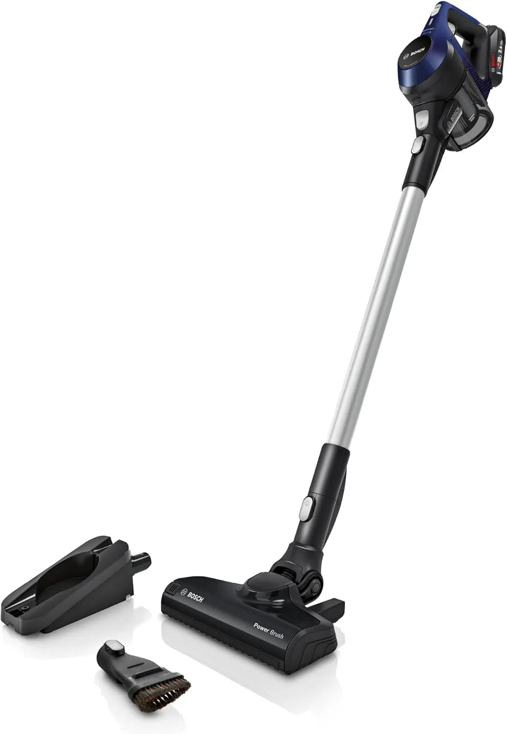 Bosch Akku-Staubsauger BBS611PCK Stabstaubsauger – Akku-Betrieb, blau