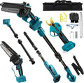 Makita 18V Hochentaster und Teleskop-Astsäge, Akku-Betrieb, Teleskopstiel
