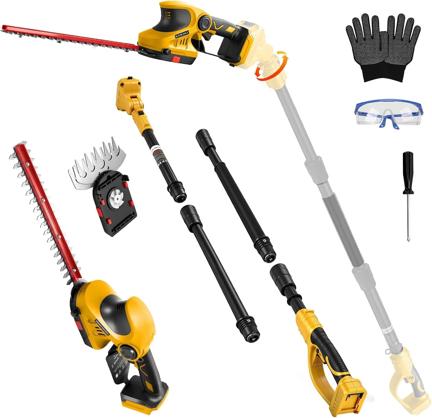 DeWalt 20V Heckenschere – Akku-Betrieb, Teleskopstiel, 18V