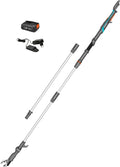 Gardena Akku-Teleskop- P4A Akku-Teleskop-Baumschere HighCut 360/18V P4A Ready-to-Use Set, Akku-Betrieb, Teleskopstiel, drehbar, LED-Anzeige, 5 m