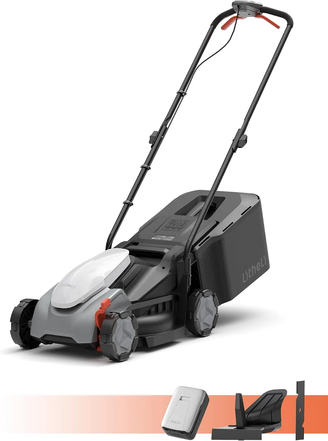 Rasenmäher – Akku-Betrieb, 33cm, 65 mm, 300 m, 5,0Ah, für die Gartenpflege