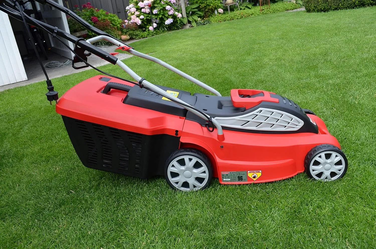 Rasenmäher – 38 cm, 45 L, 1600 W, für die Gartenpflege
