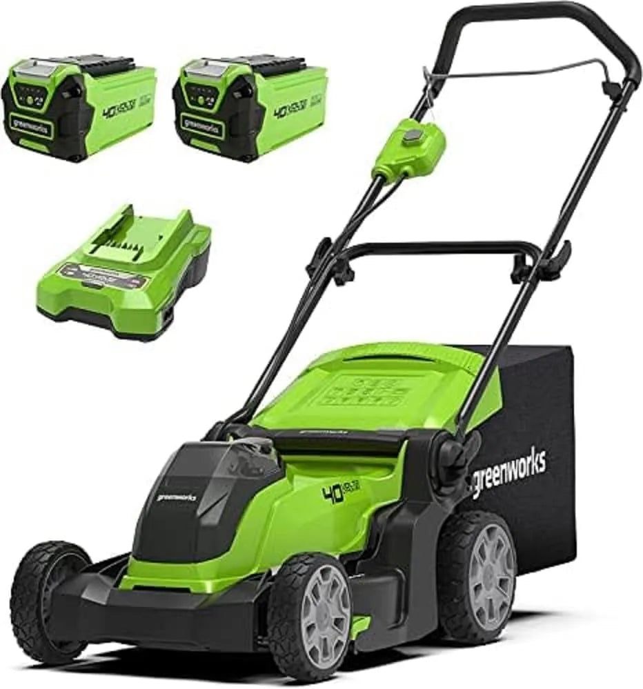 Greenworks G40LM41 Rasentrimmer: Akku-Betrieb, 41 cm, 33cm, 40V, 2Ah, für die Gartenpflege