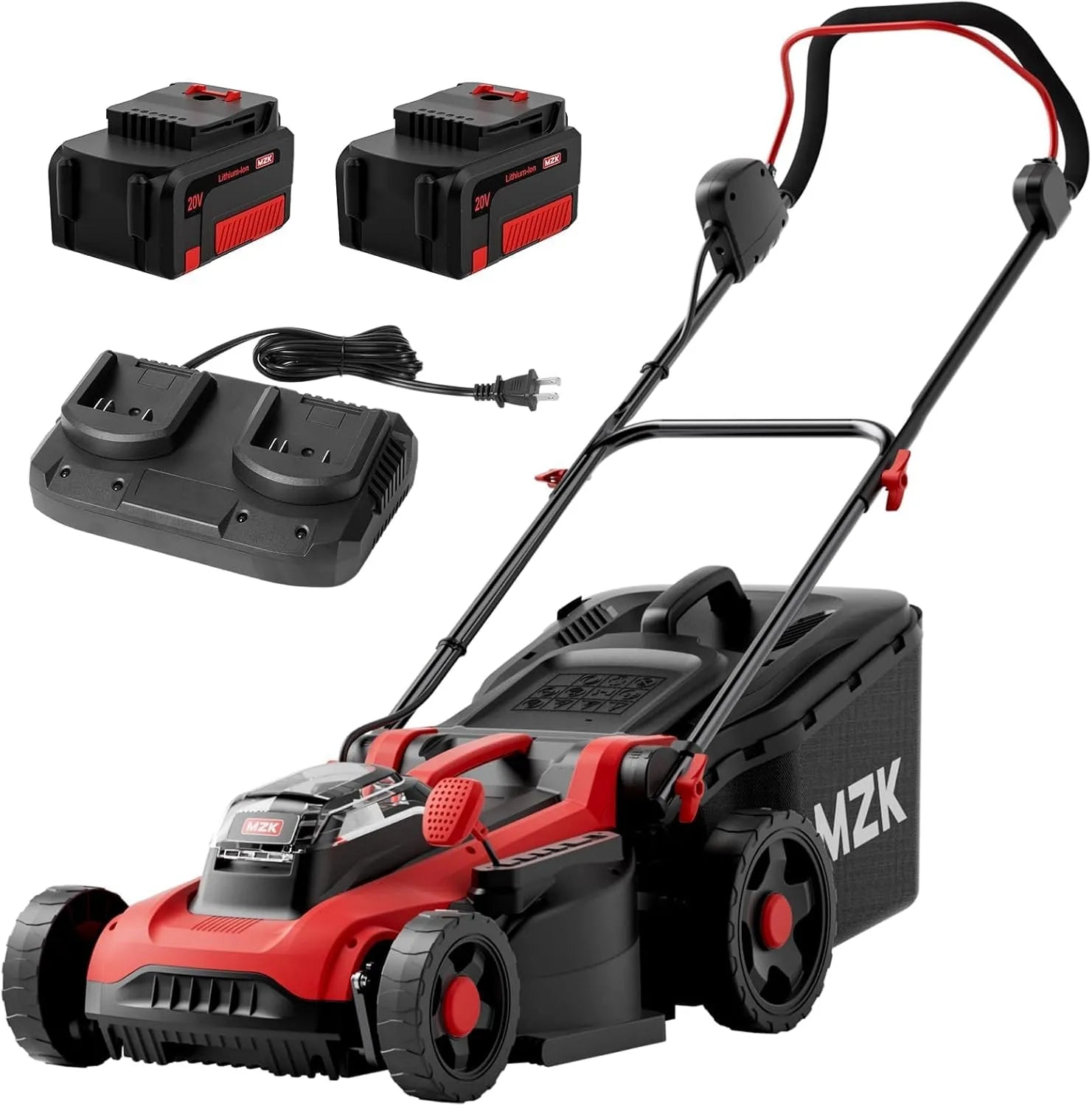 Rasenmäher – Akku-Betrieb, bürstenloser Motor, 41 cm, 40V, 4Ah, für die Gartenpflege