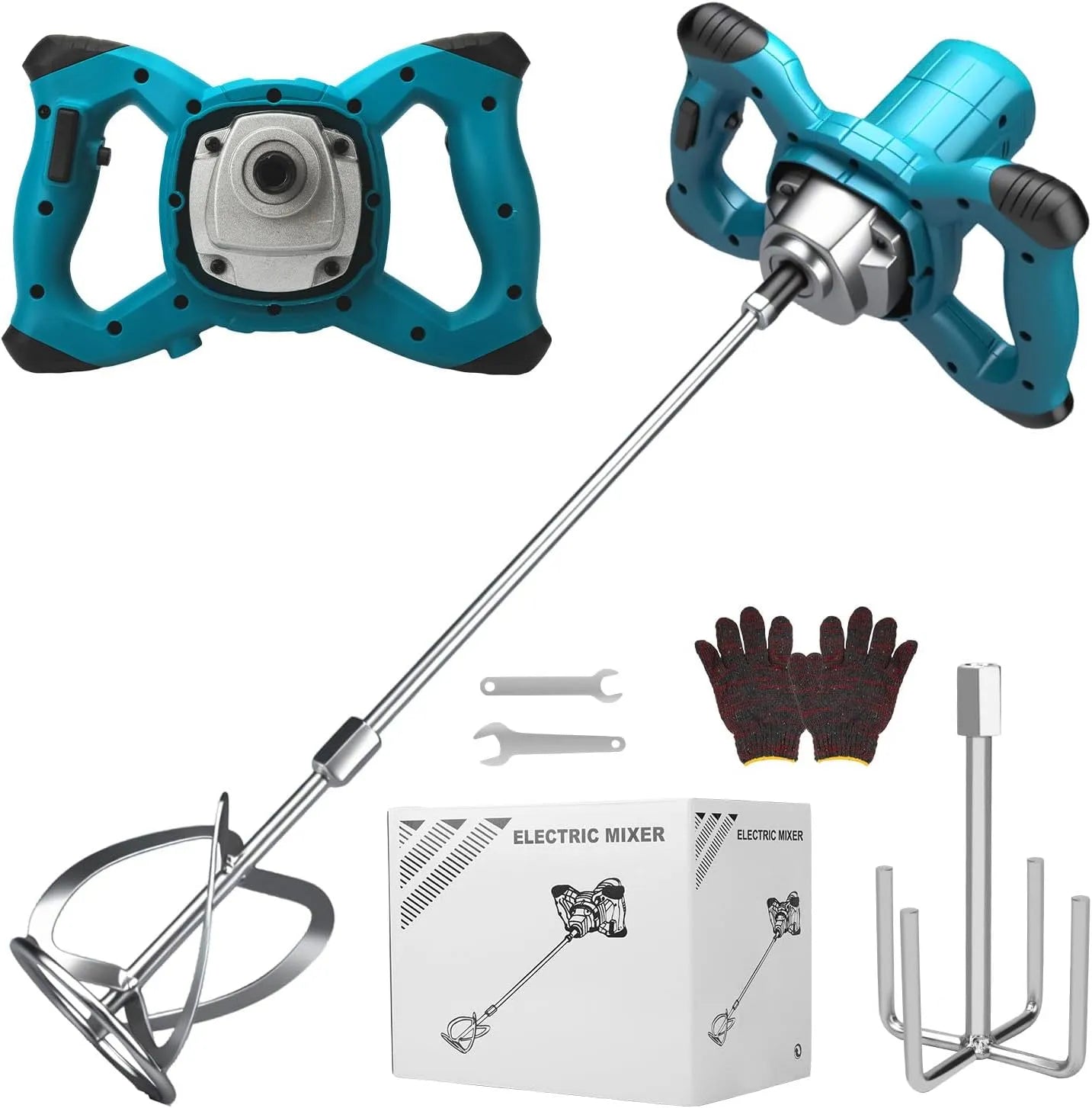 Makita 18V Mörtelrührer: Akku-Betrieb, bürstenloser Motor, 3200W