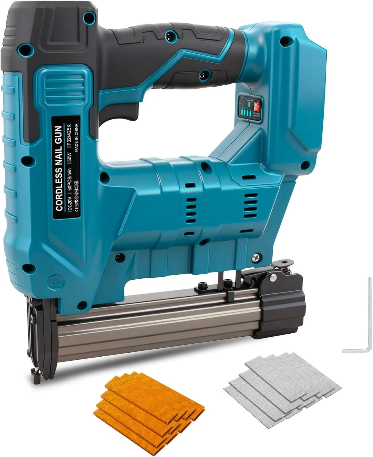 Makita 18V Akku-Nagler und Elektrotacker – Akku-Betrieb, 2 in 1, für Werkstatt und Heimwerken