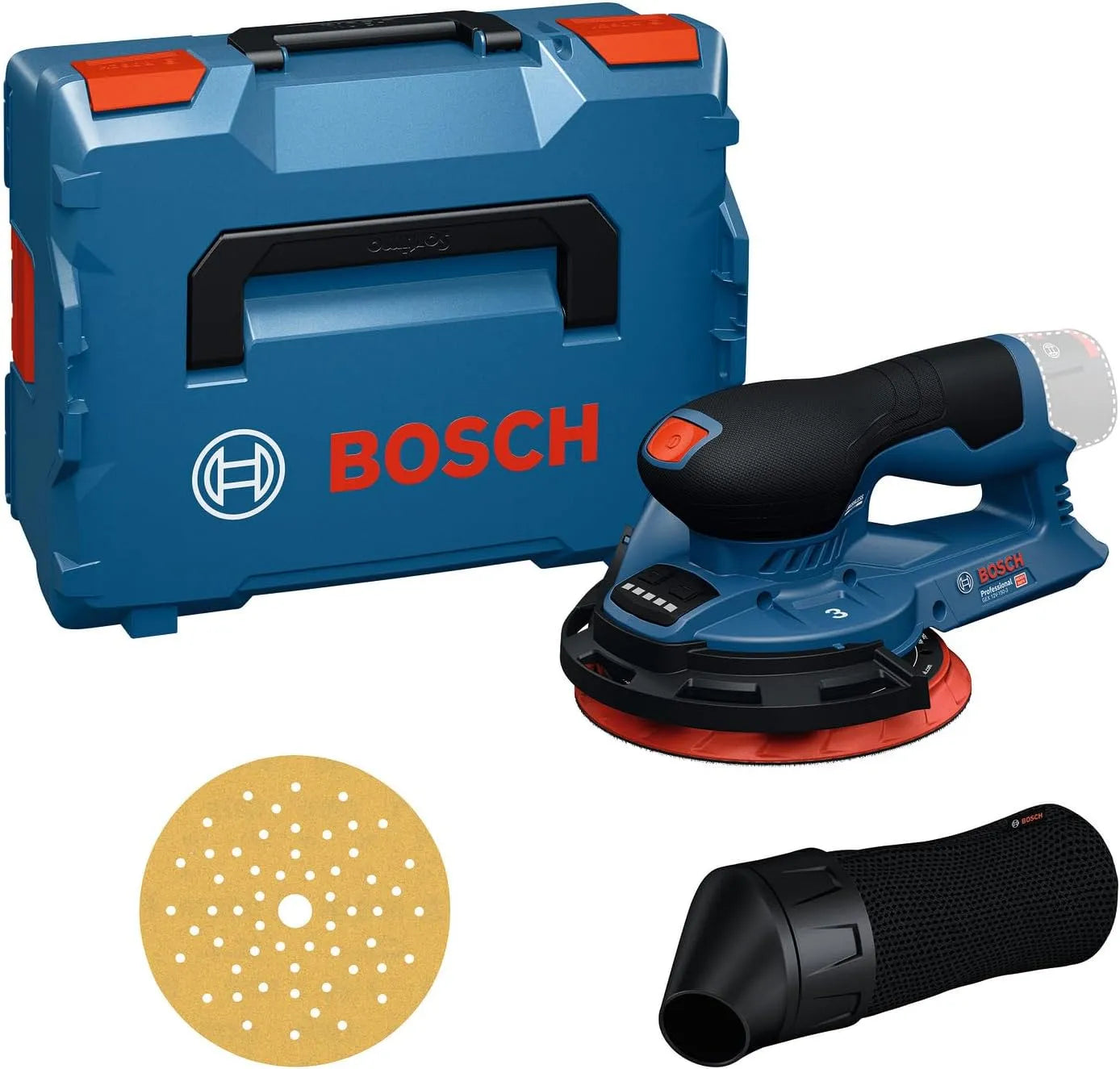 Bosch PRO BOXX 162 Exzenterschleifer: Akku-Betrieb, 12V