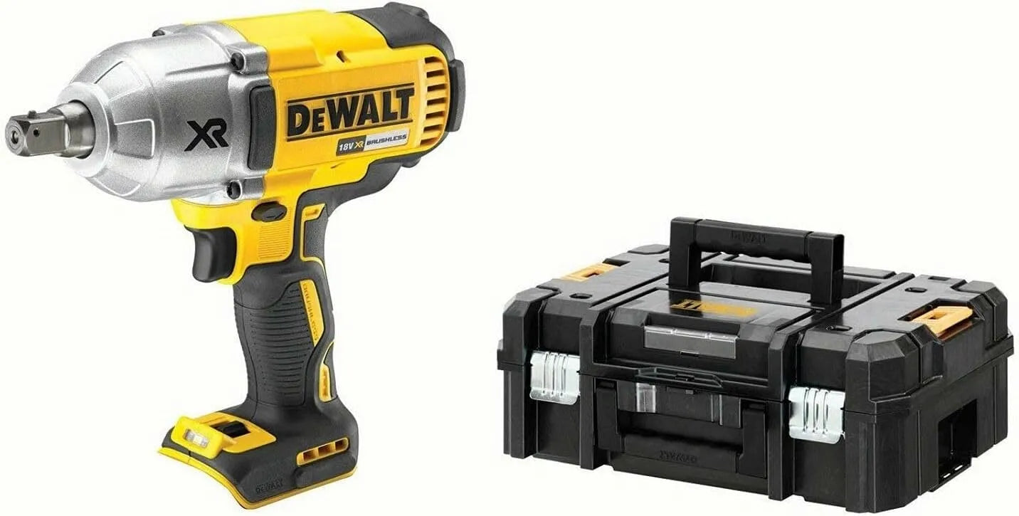 DeWalt XR DCF899NT Schlagschrauber und Impulsschrauber – Akku-Betrieb, bürstenloser Motor, LED-Anzeige, 18 V