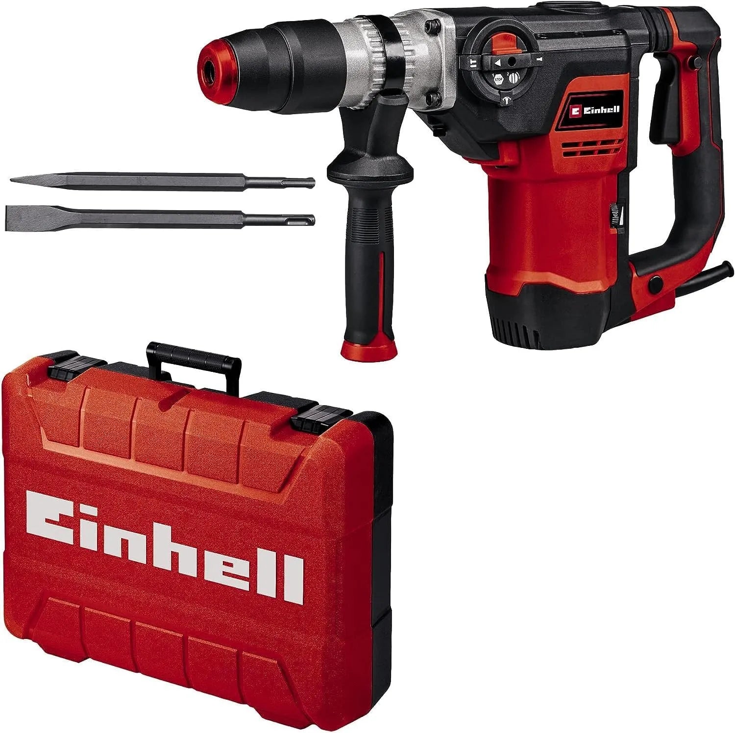 Einhell RH 40 Bohrhammer für kraftvolles Hammerbohren und Meißelarbeiten in hartem Material, TE-RH