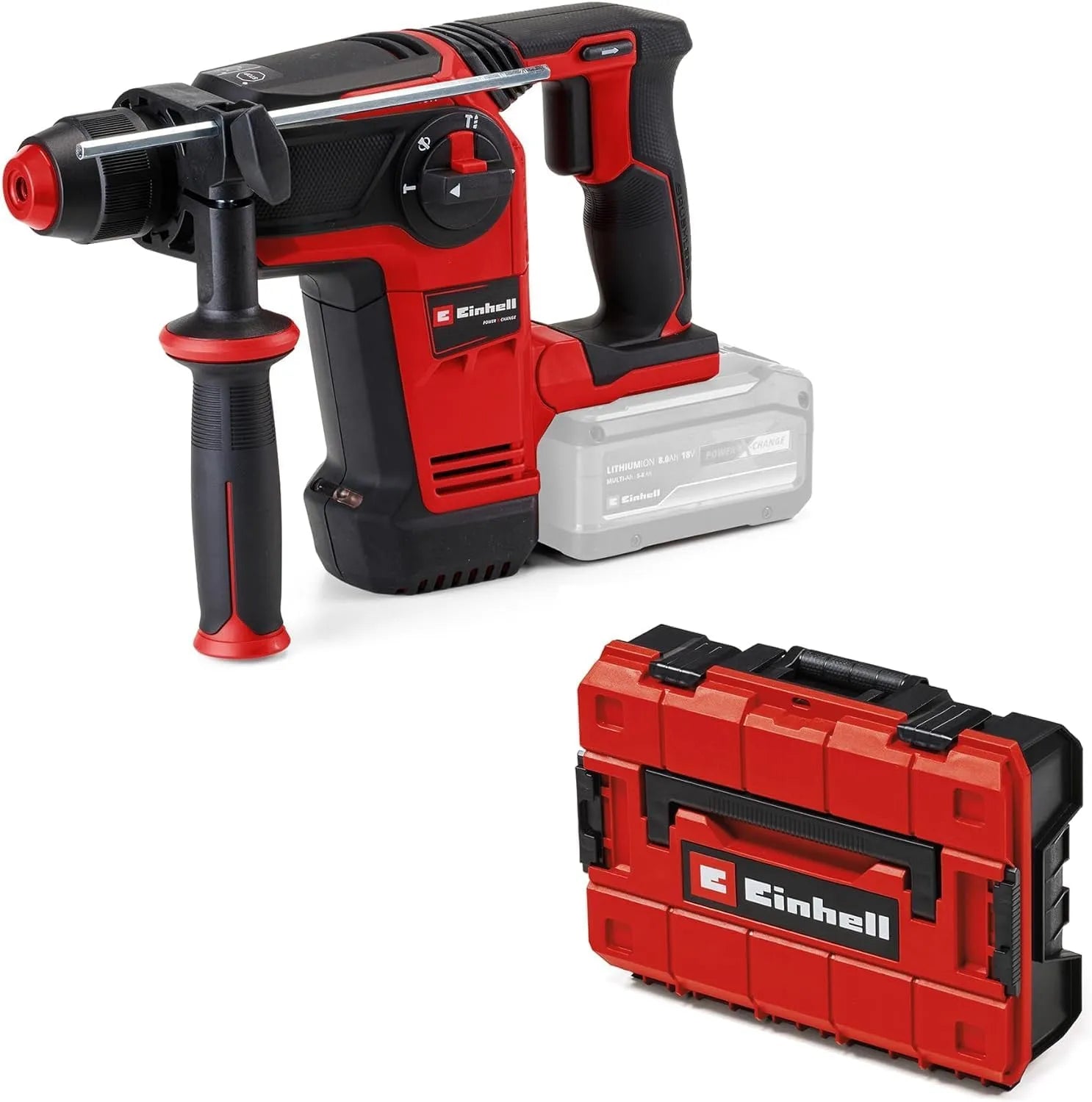 Einhell HD 18 Bohrhammer – TP-HD, Akku-Betrieb, bürstenloser Motor, für gewerblichen Einsatz, 26 mm, 18 V, für Betonarbeiten