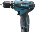 Makita DF330DWE Bohrschrauber zum Bohren und zügigen Befestigen bei Montagearbeiten 10 – Akku-Betrieb, 10,8V, 1,3AH