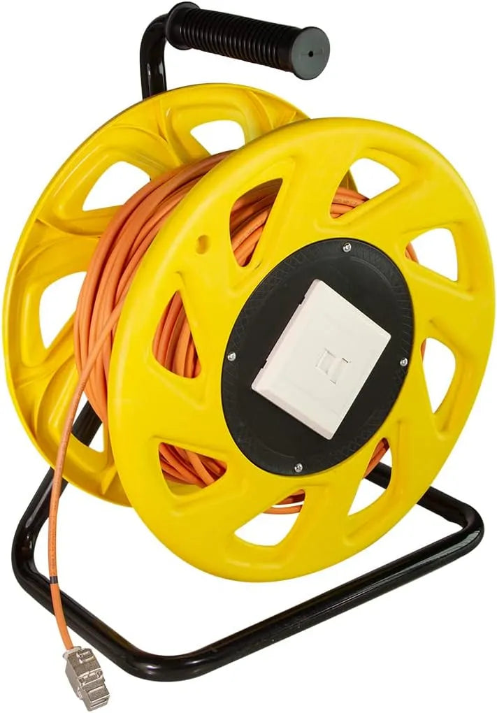 LogiLink CQ3060S Kabeltrommel und Verlängerungskabel mit Steckdosen, 60m