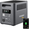 LiFePO4 Tragbare Powerstation und Solargenerator, 1024Wh, solarbetrieben, reine Sinuswelle, mit BMS, 1800W, 230V