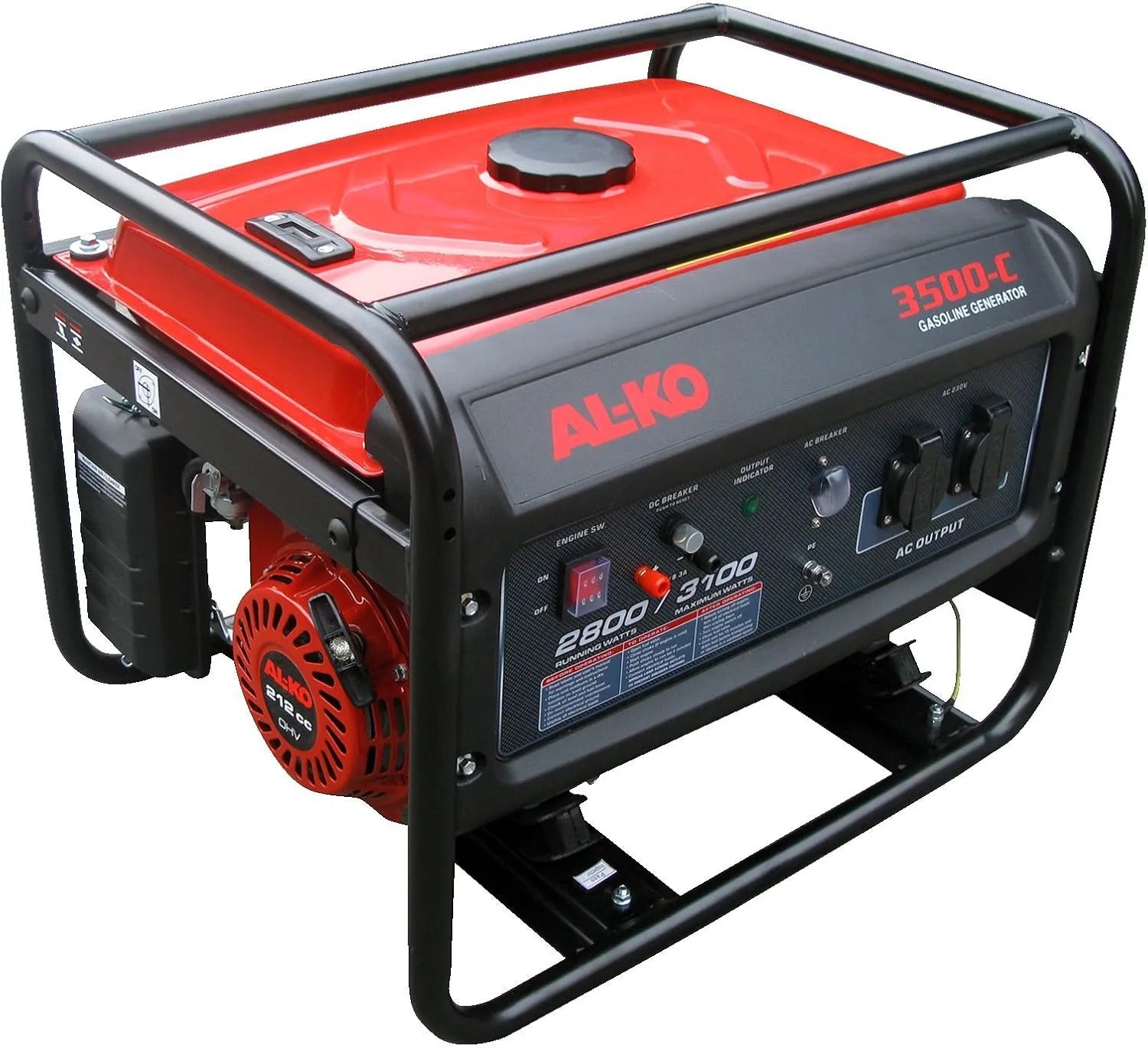 Stromerzeuger und Notstromaggregat, 2.8 kW, 230 V, 12 V, 212 ccm