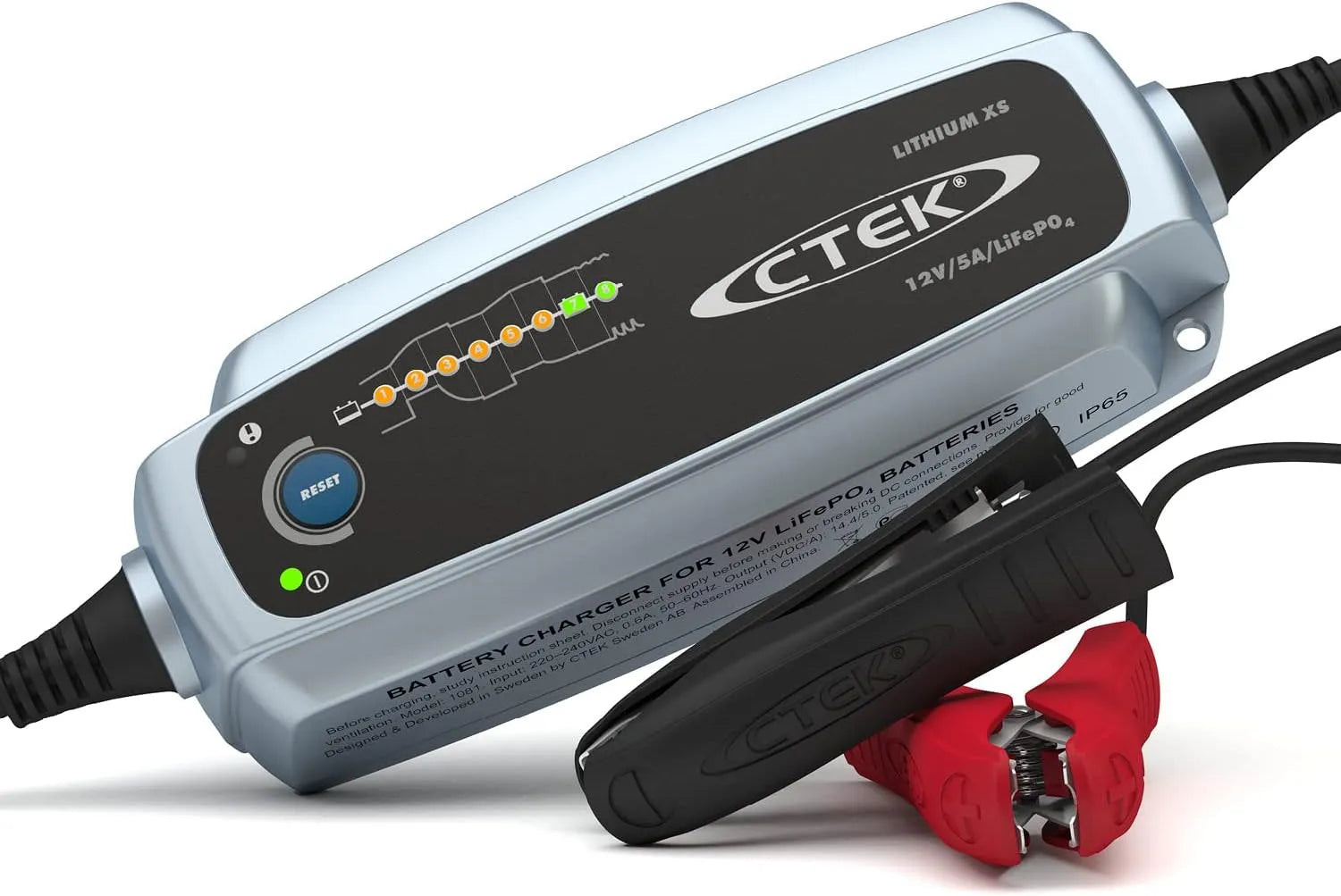 CTEK Ladegerät LiFePO4 Intelligentes Batterieladegerät und Erhaltungsladegerät, 12V