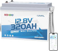 Kälteschutz, 15.000 Ladezyklen, Redodo 12V 320Ah Mini Bluetooth Lithium Batterie mit 200A BMS
