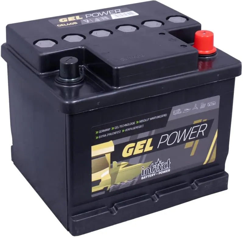 Versorgungsbatterie und Solar- und Freizeitakku, 40Ah, 12V, für Camping und Wohnmobil