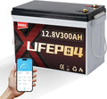 NNH Lifepo4 LiFePO4-Batterie und Solar-Speicherbatterie, 300AH, solarbetrieben, mit BMS, für Zyklenbetrieb, 12V, 200A