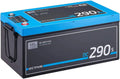 GEL DC290S Versorgungsbatterie und Solar- und Freizeitakku, 290Ah, solarbetrieben, für Zyklenbetrieb, mit Digitalanzeige, 12V