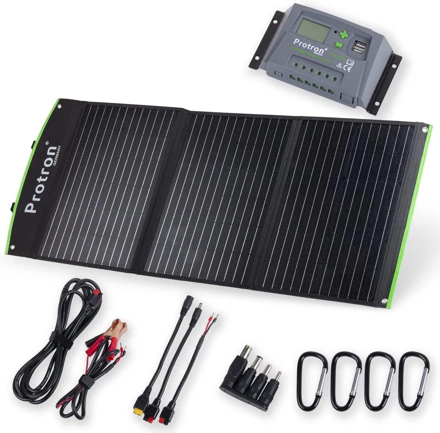 Tragbare Powerstation und Solargenerator, 100W, 24V, solarbetrieben, faltbar, 10A