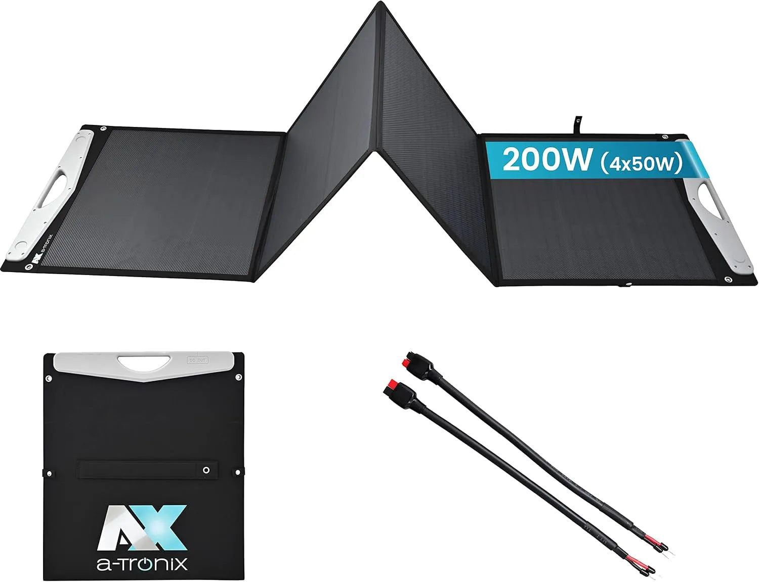 Solarmodul und Photovoltaikpanel, 200W, faltbar