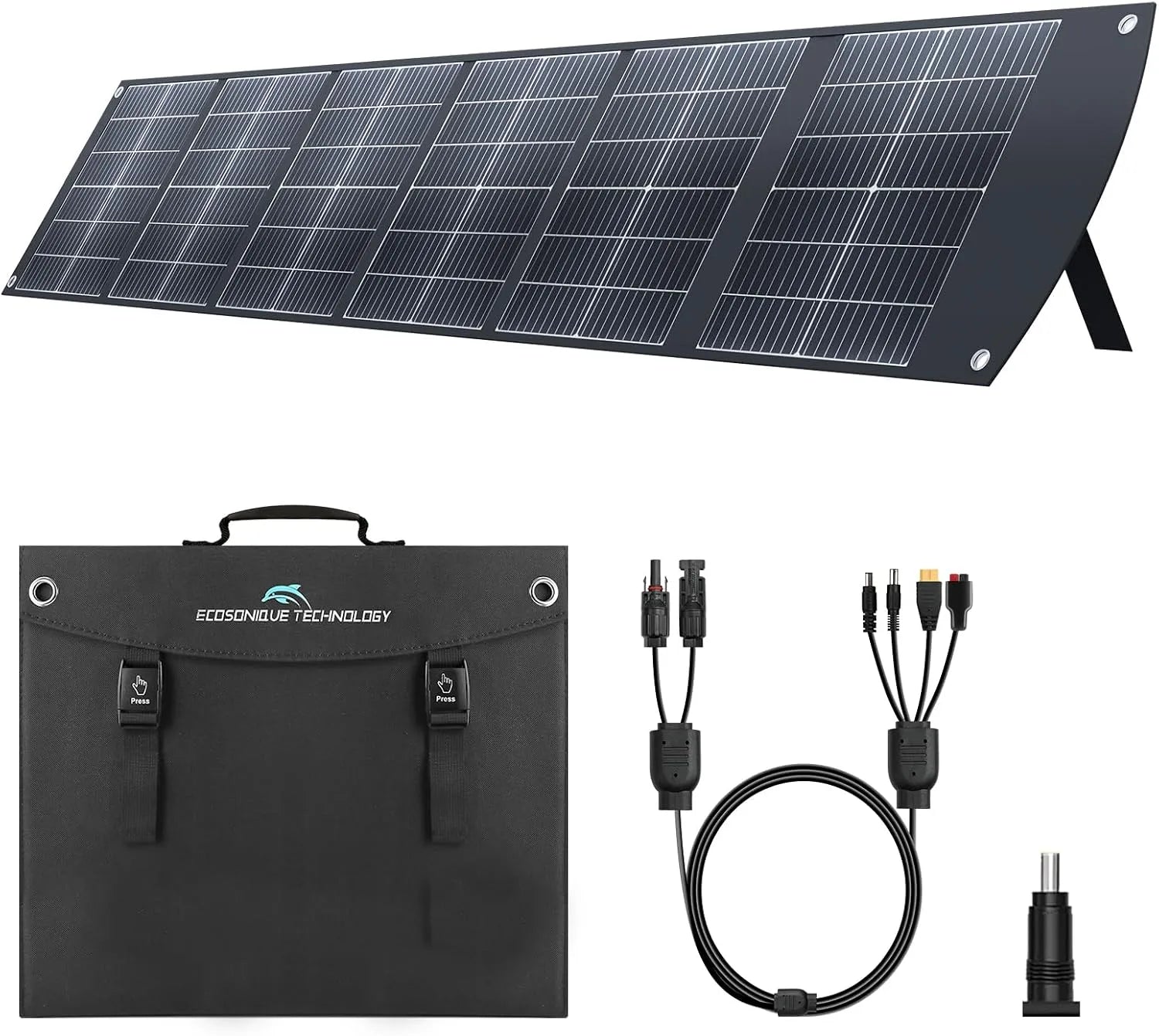 USB-C PD3.0 Solarmodul und Photovoltaikpanel, 200w, faltbar, mit USB-C