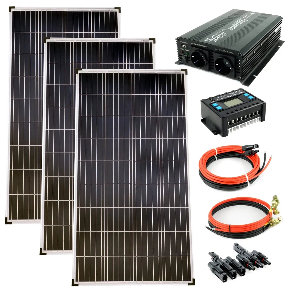 Solarmodul und Photovoltaikpanel, 1500 W, 30A