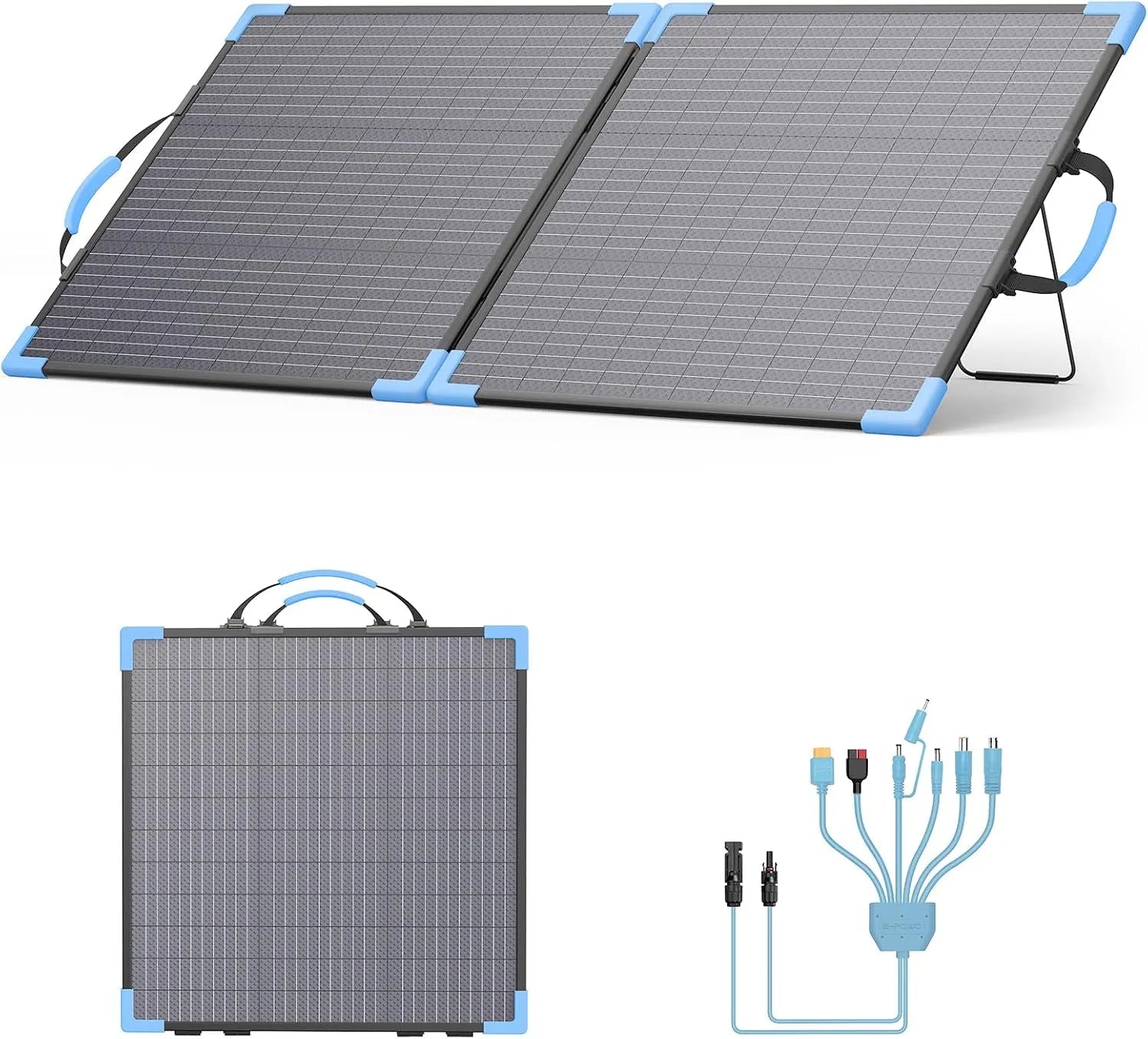Solarmodul und Photovoltaikpanel, 110W, 20V, faltbar, monokristallin, bifazial