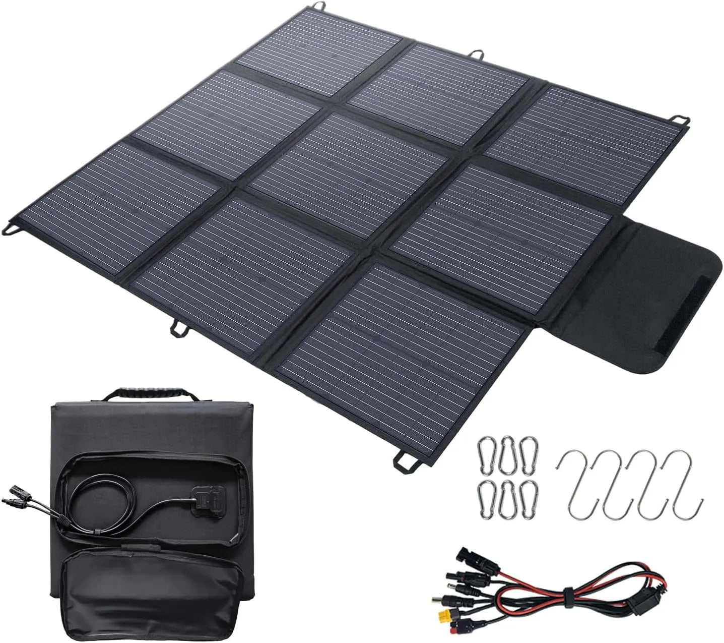 Solarmodul und Photovoltaikpanel, faltbar, 200W, IP67, 3m, für Camping und Wohnmobil
