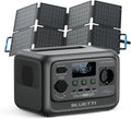 BLUETTI Elite 30 V2 Tragbare Tragbare Powerstation und Solargenerator, solarbetrieben, 288Wh, 60W, 600W, 1500W, für Camping und Wohnmobil
