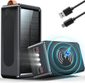 Schnelllade-Powerbank und Mobiler Zusatzakku, 90000mAh, solarbetrieben, mit USB-C, Schnellladefunktion, 35W, für Camping und Wohnmobil