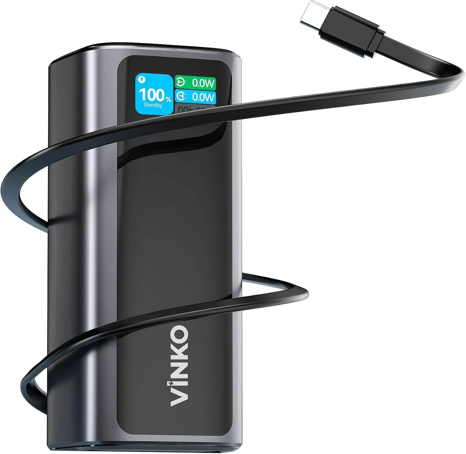 Galaxy S24 Schnelllade-Powerbank und Mobiler Zusatzakku, mit USB-C, 20000mAh, 130W, Schnellladefunktion, automatisch aufrollbar