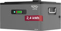 Versorgungsbatterie und Solar- und Freizeitakku, 2400 Wh