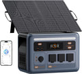 LiFePO4 Tragbare Powerstation und Solargenerator, solarbetrieben, 1024Wh, 1800W, 100W