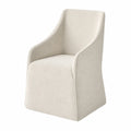 Esszimmerstuhl Stoff Beige 55 x 60 x 90 cm