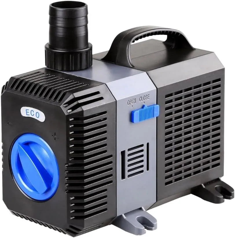 AquaOne CTP-5000 Teichpumpe und Bachlaufpumpe, 5000 l/h, für Gartenteich und Wasserspiel