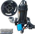 Schmutzwasser-Tauchpumpe und Entwässerungspumpe, 33000L/h, 1,8kW, 230V