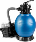 Sandfilteranlage für Pools und Pool-Umwälzpumpe, 400 W, 10.000 L/h, für Poolfiltration und Wasserumwälzung