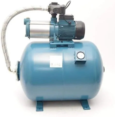 Hauswasserwerk und Garten-Druckpumpe, 1,3kW, 100L, für Gartenbewässerung