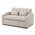 2-Sitzer Sofa Beige Mikrofaser