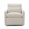Drehsessel Bouclé Beige 76 x 84 x 87 cm